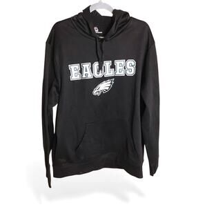 Majestic  Mens/Unisex NFL Philadelphia Eagles Pullover Hoodie XL Black